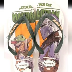 HAVAIANAS TODDLER BABY YODA FLIP FLOPS SIZE 11 NWT